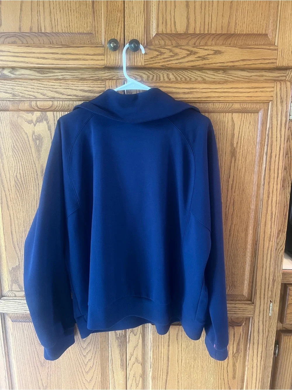 Navy Half-Zip Pullover and Pants Set - Picture 3 of 4